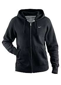 NIKE ZIP HOODY BLACK