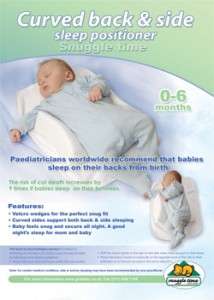 Snuggle Time Head & Back Sleep Positioner - only 1 pink left!