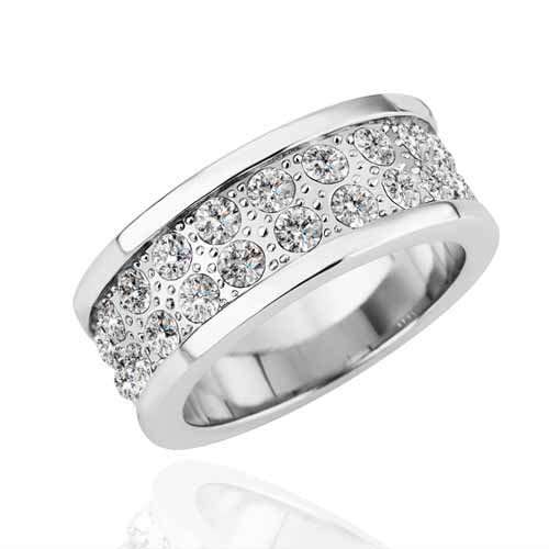 Beautiful 18K White Gold Diamond Simulated Ring [R1 SPECIAL - NO RESERVE]