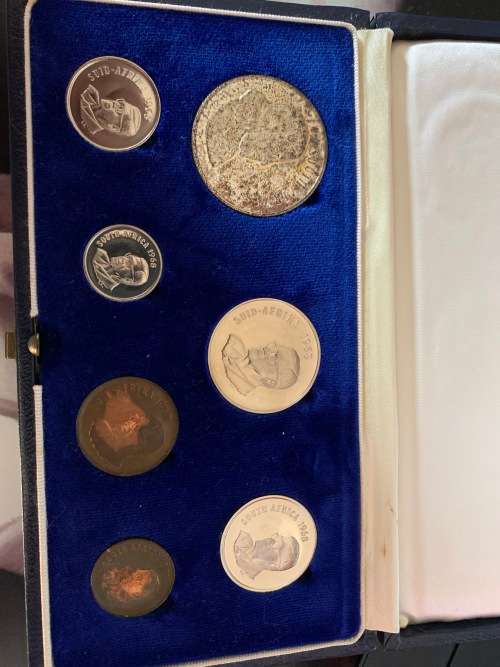 1968 RSA Short Proof Set Sam Box