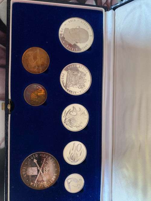 1985 RSA Short Proof Set Sam Box