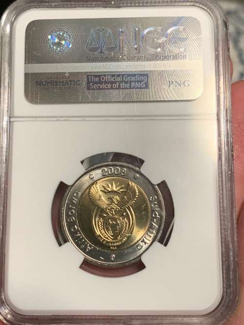 2008 Mandela 90th Birthday MS67 NGC