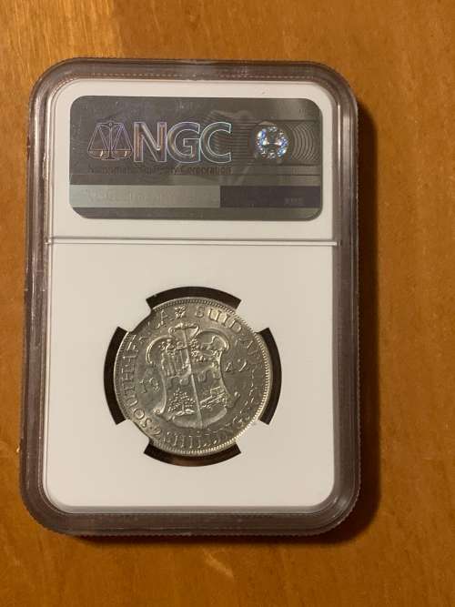 Union Of SA 1942 2 Shilling AU58