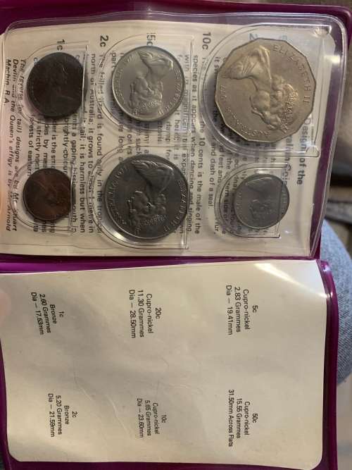 Silver Jubilee UNC Coin Set Royal Australian Mint