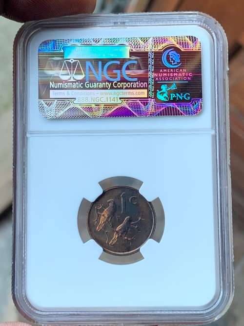 1965 Republic of South Africa 1c Proof 62RB