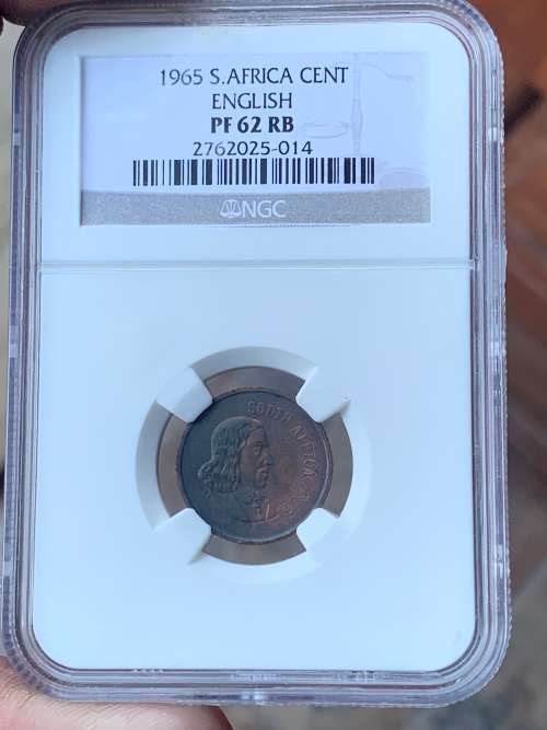 1965 Republic of South Africa 1c Proof 62RB