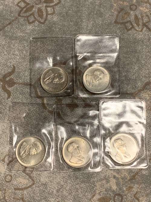 1969 RSA 80% Silver R1 Start Bid Per Coin To Take All 5