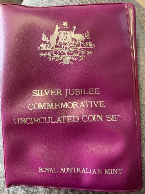 Silver Jubilee UNC Coin Set Royal Australian Mint