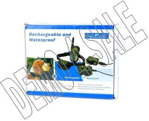 1 X DOG RECHARGEABLE & WATERPROOF LCD TRAINING COLLAR
