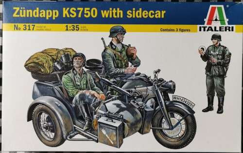 Italeri Zundapp KS750 With Sidecar