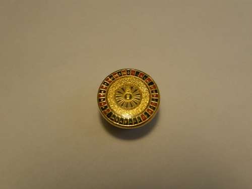Vintage Round Table Mbabane Enamel Badge