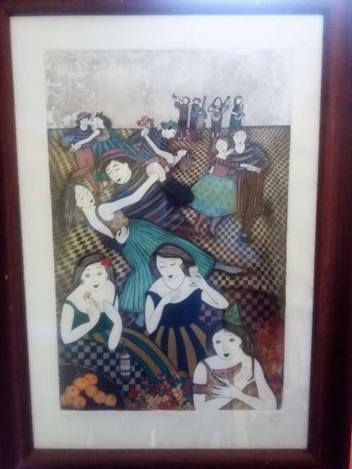 A New Year - Etching - A Barnard