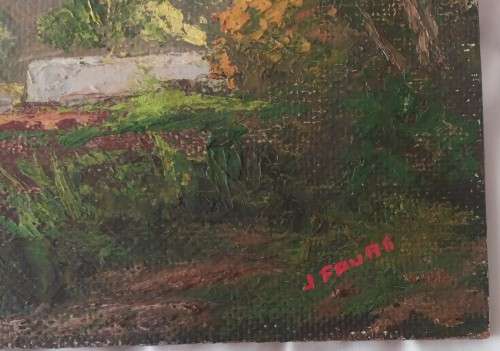 Oil on board - Cape Homestead