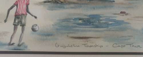 Gugulethu Township, Cape Town - Water colour