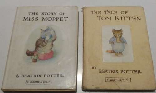 Beatrix Potter -  The story of Miss Moppet + The tale of Tom Kitten