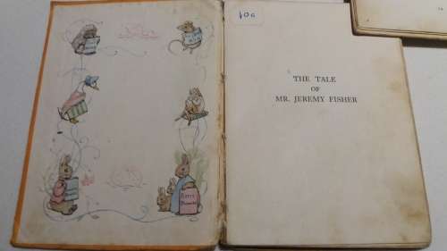 Beatrix Potter - Mr Jeremy Fisher + Mrs Tiggy-Winkle + Mrs Tittlemouse + A Fierce bad Rabbit