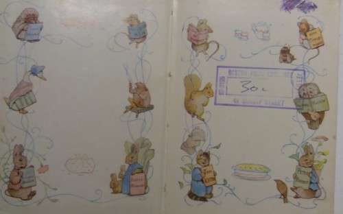 Beatrix Potter - Mr Jeremy Fisher + Mrs Tiggy-Winkle + Mrs Tittlemouse + A Fierce bad Rabbit