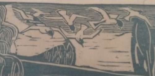 Linocut - Franz von Hacht