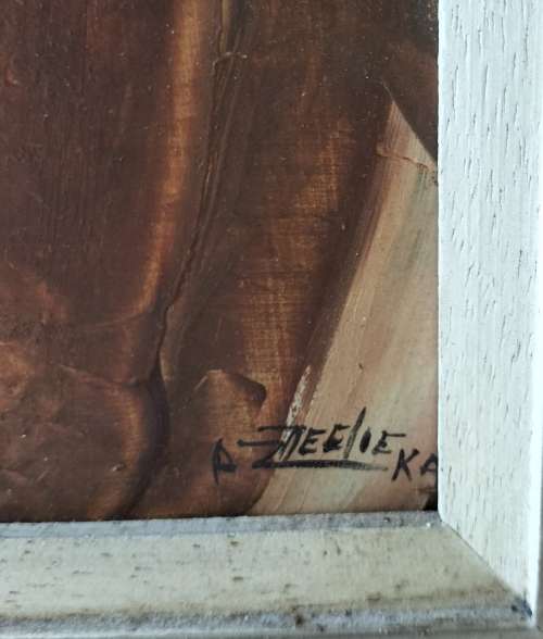 A Z Zeelie - Oil painting (priced to sell)