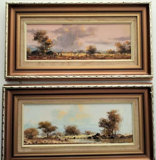 Francois Badenhorst - Two oil paintings