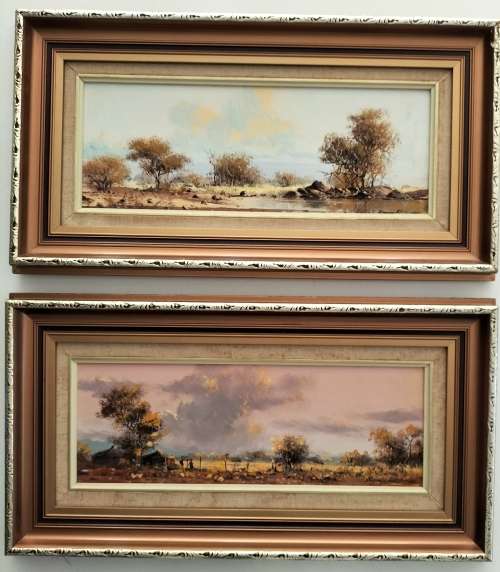Francois Badenhorst - Two oil paintings