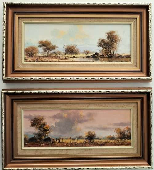 Francois Badenhorst - Two oil paintings