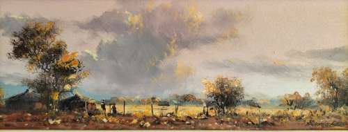 Francois Badenhorst - Two oil paintings