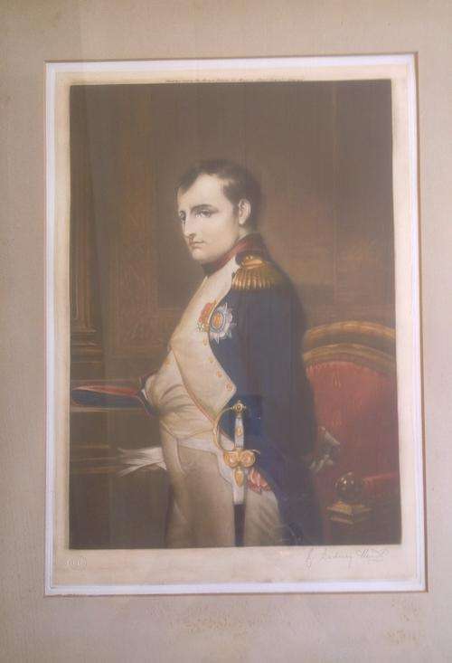Napoleon Buonaparte - Mezzotint