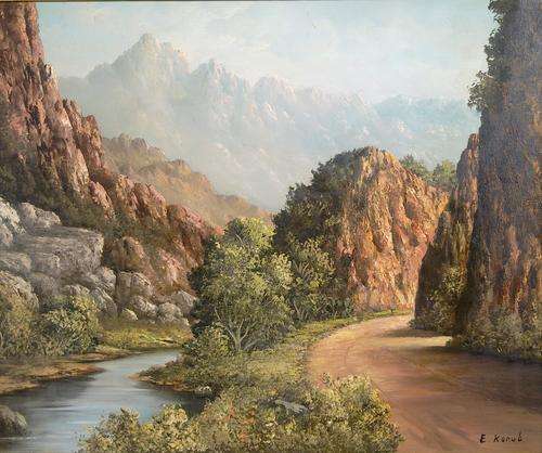 Oil on board - Original (E Korub)