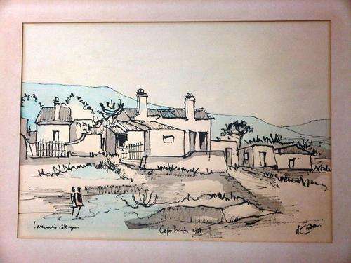Arhtur Cantrell - Labourer's Cottages (1955) **Low starting price**