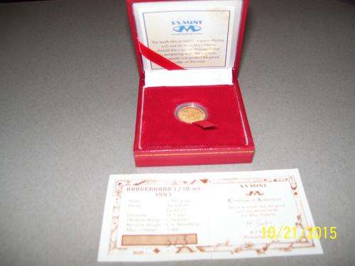 Proof 1/10 oz Kruger1997 Limited edition