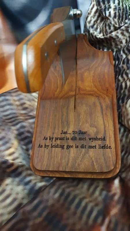 Handmade Solid A-Grade Kiaat Wood Biltong Cutter, 320mmx160mmx38mm,