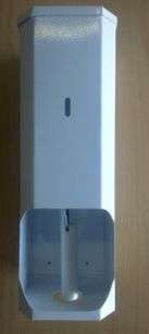 TOILET ROLL HOLDER 3 ROLL WHITE STEEL
