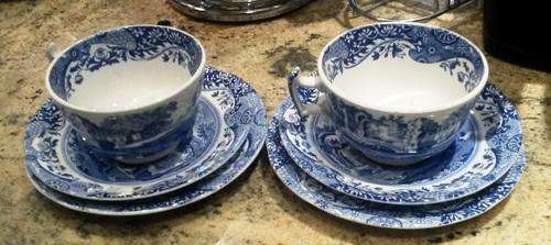 spode italian tea trio