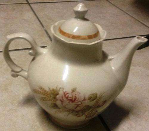 Extra large vintage teapot with L mark