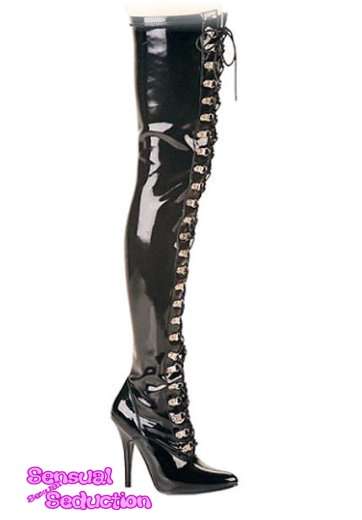 Thigh High PVC Boots (7,8)