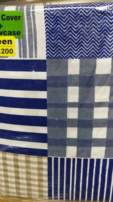 DUVET 3PCE SET -QUEEN bed WITH 2 STANDARD PILLOW CASES