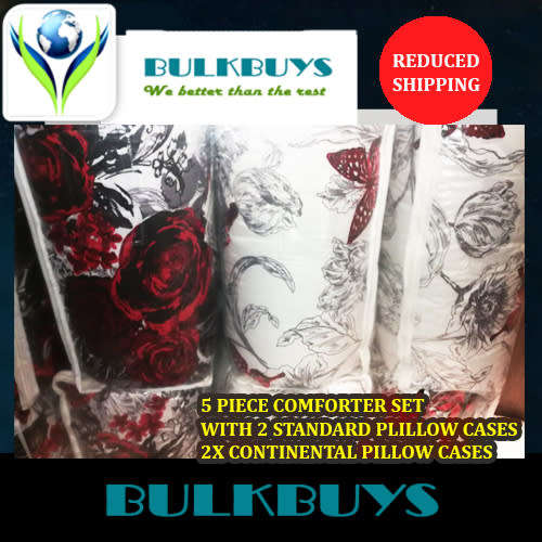 COMFORTER SET -queen...5PIECE EXQUISITE QUALITY