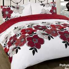 COMFORTER SET -queen...5PIECE EXQUISITE QUALITY*** 2 LEFT ONE IN RED AND 1X PINK
