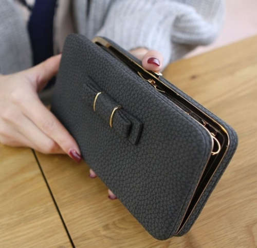 Wallet Phone Card Holder Clutch Large Capacity Long Purse