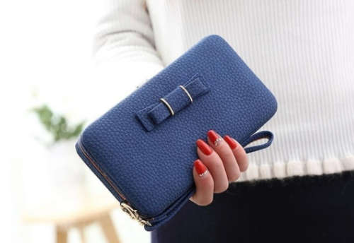Wallet Phone Card Holder Clutch Large Capacity Long Purse