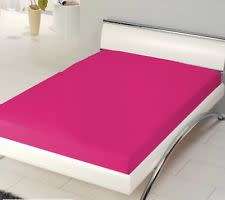 QUEEN-ELASTICATED FITTED SHEET + TWO PILLOW CASES colors per table in description