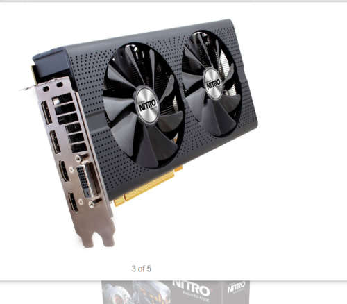 SAPPHIRE NITRO + RX470 8GBGRAPHIC CARD  SELLING AS IS AS  ....READ DESCRIPTION