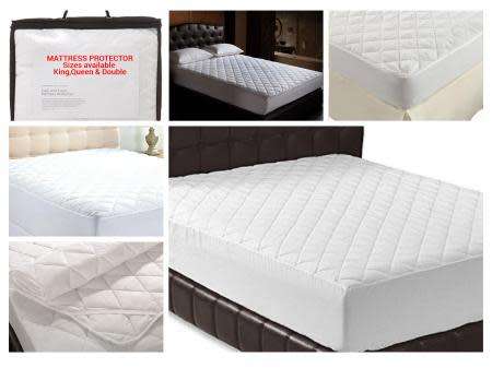 FACTORY OVERRUNS / MATRESS PROTECTORS ,QUEEN-AND DOUBLE-SIZE ONLY  *** SEE DESCRIPTION