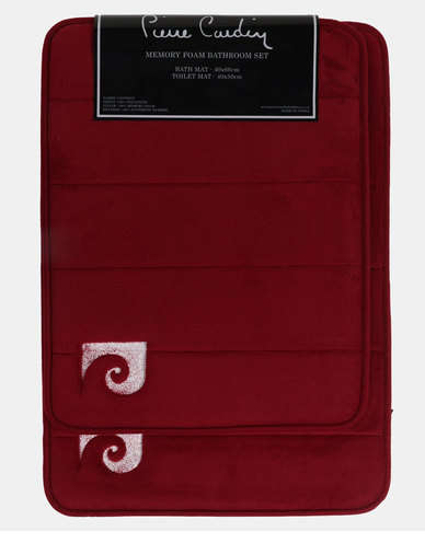 BATHROOM MATS AUTHENTIC PIERRE CARDIN 2 PIECE MAT SET / MARKET VALUE R699