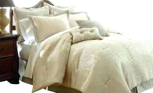 Super Luxury 3pc Jacquard Quilted Bedspread Comforter Throw Set (QUEEN, Cream) READ DESC