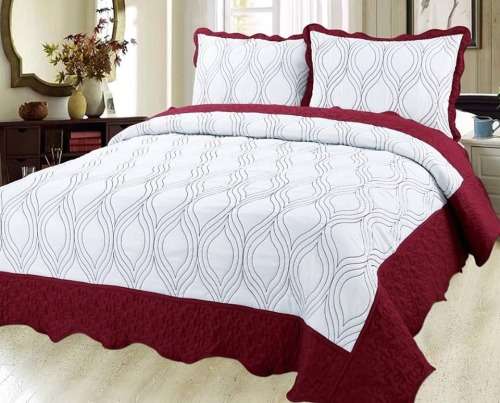 Stunning LUXURY EMBROIDERED MICROFIBER QUILTS 240*240 now on SALE **Selected designs to choose from