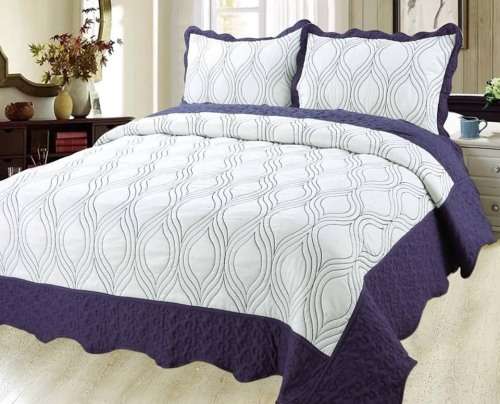 Stunning LUXURY EMBROIDERED MICROFIBER QUILTS 240*240 now on SALE **Selected designs to choose from
