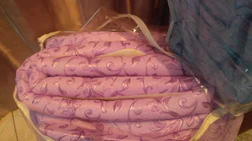 COMFORTER 5pce SET...SIZES ,QUEEN - JAQUARD PURPLE or BLUE AVAILABLE ,STUNNING ***BARGAIN