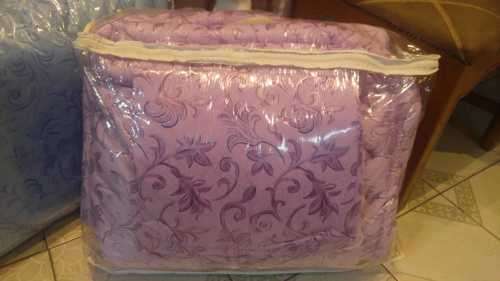 COMFORTER 5pce SET...SIZES ,QUEEN - JAQUARD PURPLE or BLUE AVAILABLE ,STUNNING ***BARGAIN
